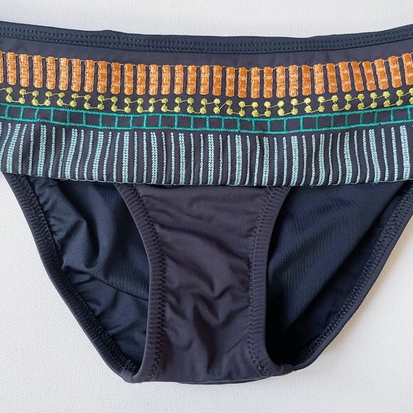 Nanette Lepore Embroidered Bikini Bottom S Small - Picture 4 of 5